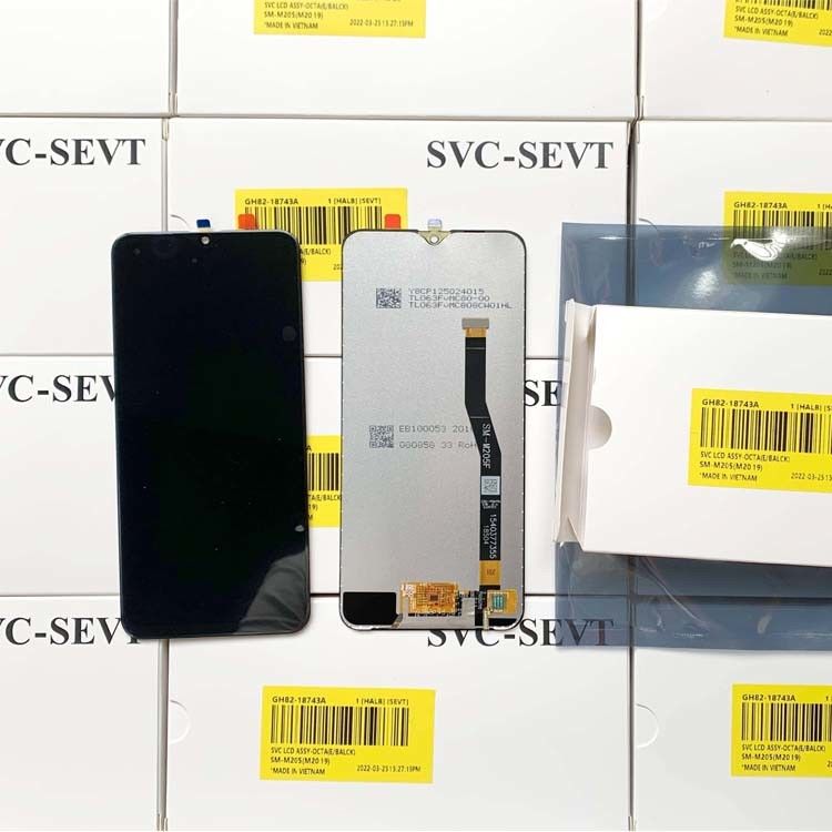 Pantalla LCD M20 en gros Pour SAMAUNG M20 Écran tactile de téléphone portable  M205 100% Original Nouveau Service Pack LCD