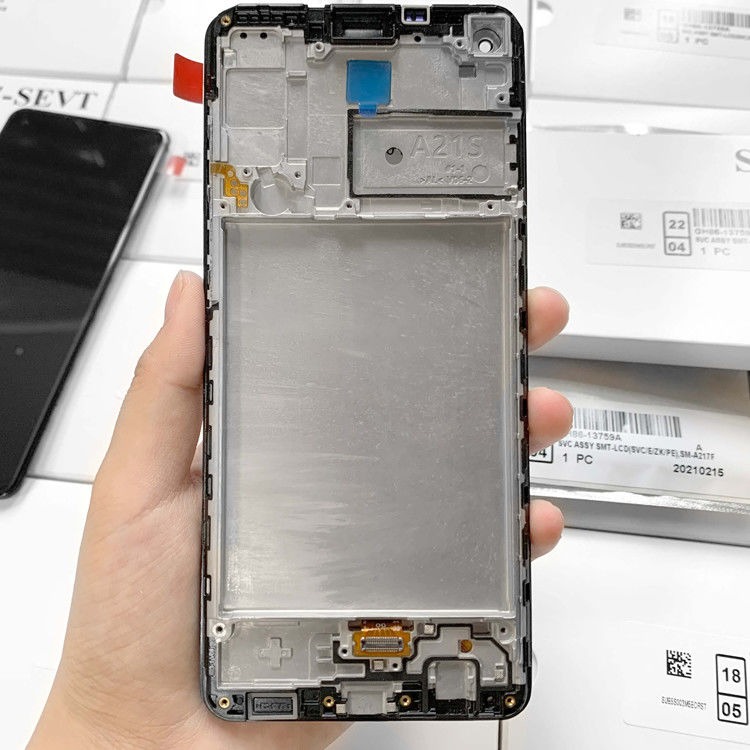 A21S LCD LCD avec cadre Pour  A21S Original Nouveau Service Pack LCDS  A217 Affichage de l'écran du téléphone mobile Pantalla