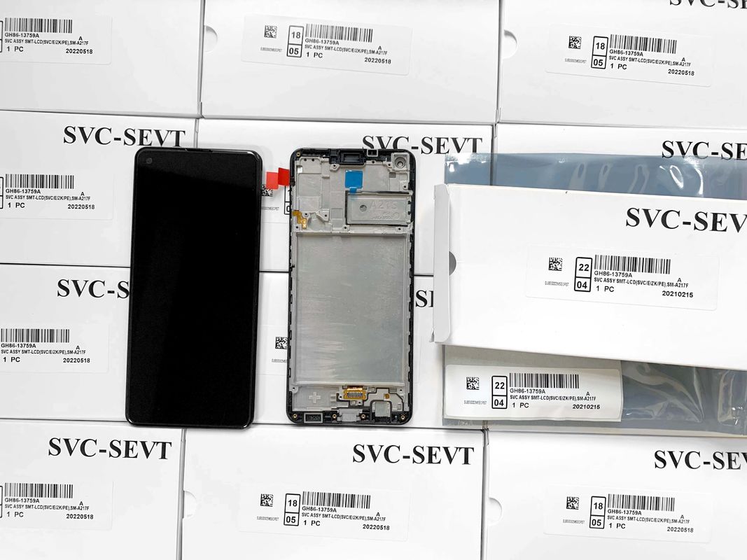 A21S LCD LCD avec cadre Pour  A21S Original Nouveau Service Pack LCDS  A217 Affichage de l'écran du téléphone mobile Pantalla