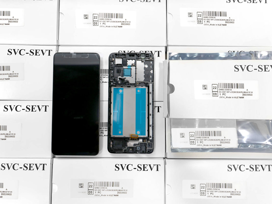 Affichage LCD A013 avec cadre Pour  A013 Original Service Pack LCDS  A01 Corée Écran de téléphone portable Pantalla