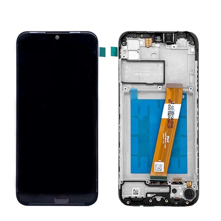 A01 Affichage d'écran LCD LCD avec cadre Pour  A01 Service Pack de gros LCDS  A105 Pantalla de téléphone d'origine