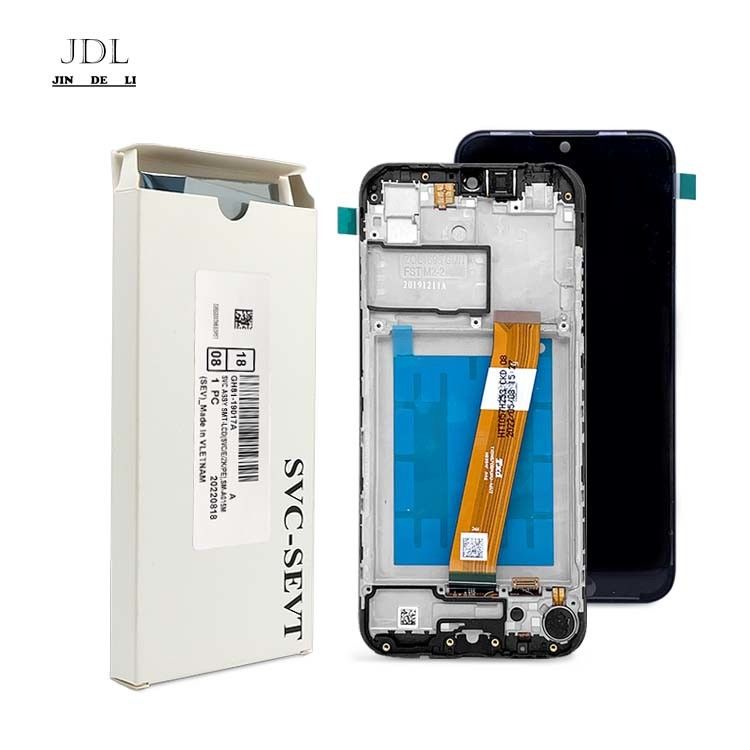 A01 Affichage d'écran LCD LCD avec cadre Pour  A01 Service Pack de gros LCDS  A105 Pantalla de téléphone d'origine