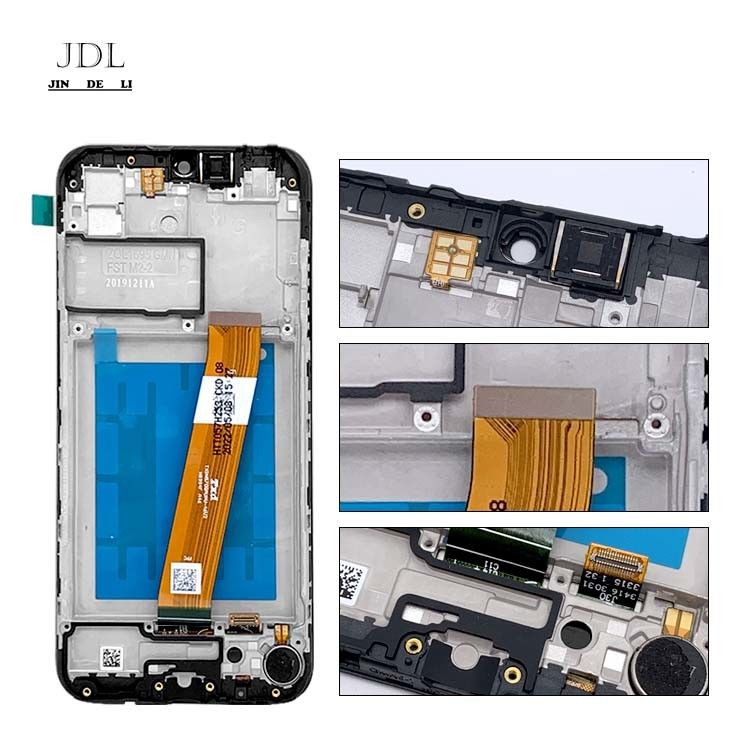 A01 Affichage d'écran LCD LCD avec cadre Pour  A01 Service Pack de gros LCDS  A105 Pantalla de téléphone d'origine