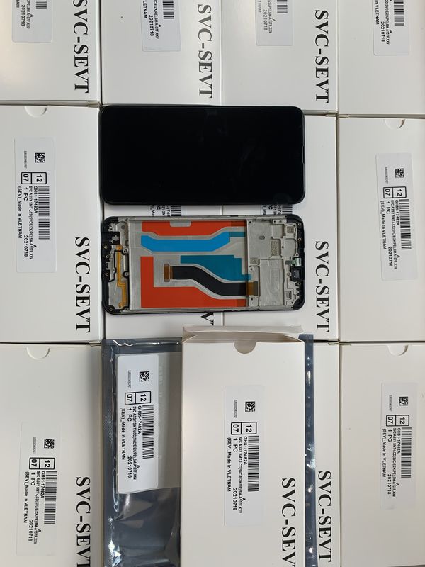 L'écran LCD original A107 en gros avec cadre Pour  a10s Pantalla  A107 Service Pack Affichage LCD
