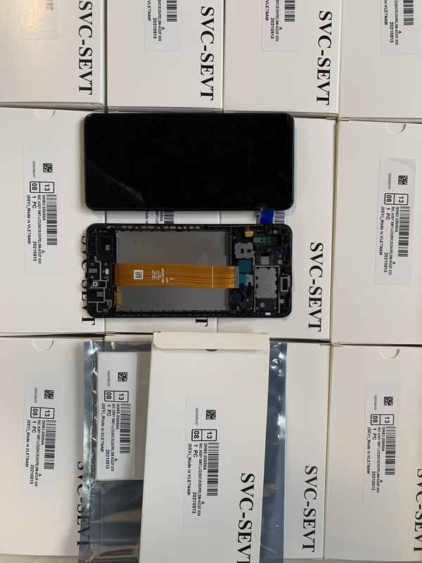Affichage LCD A02 avec cadre Pour  A022 Écran tactile original numérisateur Pantalla  A02 Service Pack LCDS