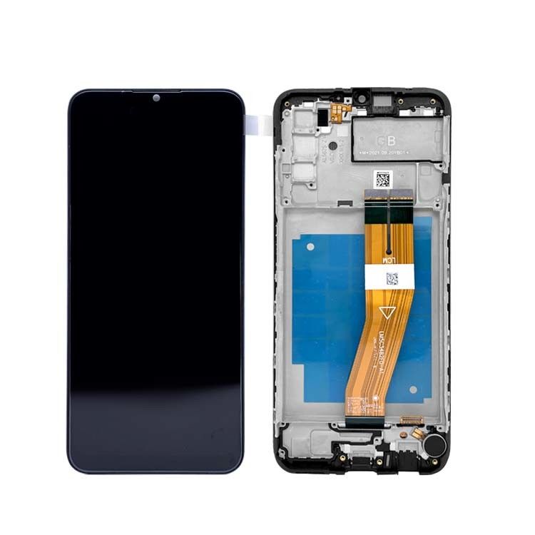 Original A03S Service Pack LCD avec cadre Pour l'écran de téléphone mobile  a03s  A037 Pantalla de haute qualité