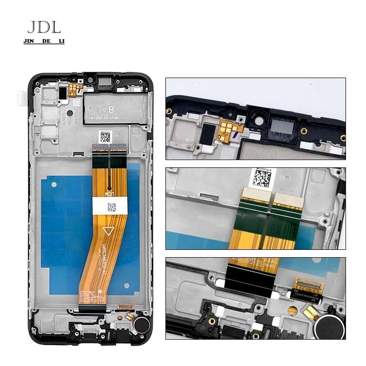 Original A03S Service Pack LCD avec cadre Pour l'écran de téléphone mobile  a03s  A037 Pantalla de haute qualité