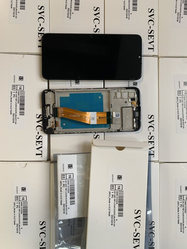 Original A03S Service Pack LCD avec cadre Pour l'écran de téléphone mobile  a03s  A037 Pantalla de haute qualité