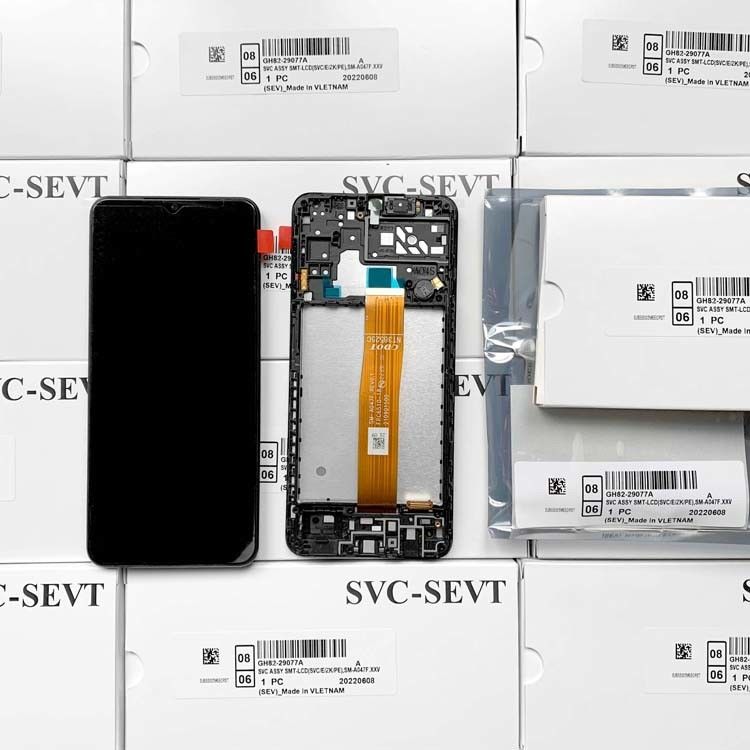 A04S LCD LCD avec cadre Pour  a04s Original Service Pack LCDS  A047 Écran de téléphonie mobile Pantalla