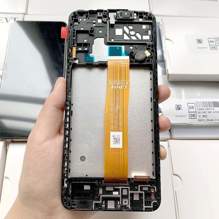 A04S LCD LCD avec cadre Pour  a04s Original Service Pack LCDS  A047 Écran de téléphonie mobile Pantalla