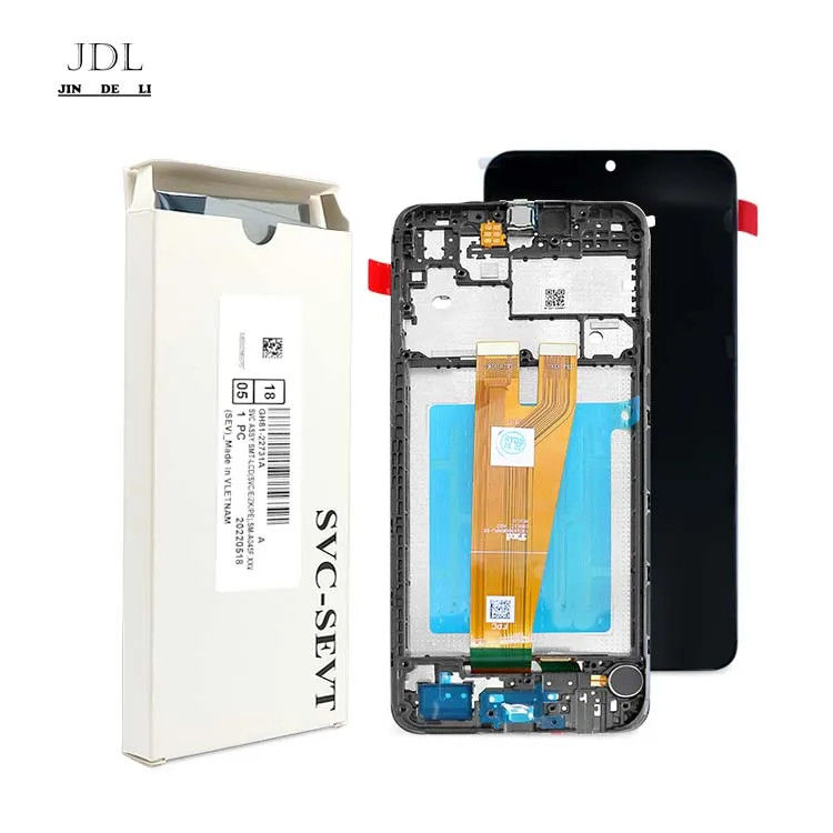 A045 Affichage d'écran LCD avec cadre Pour  a045 Téléphone portable Touch Pantalla  A04 Original Service Pack LCDS