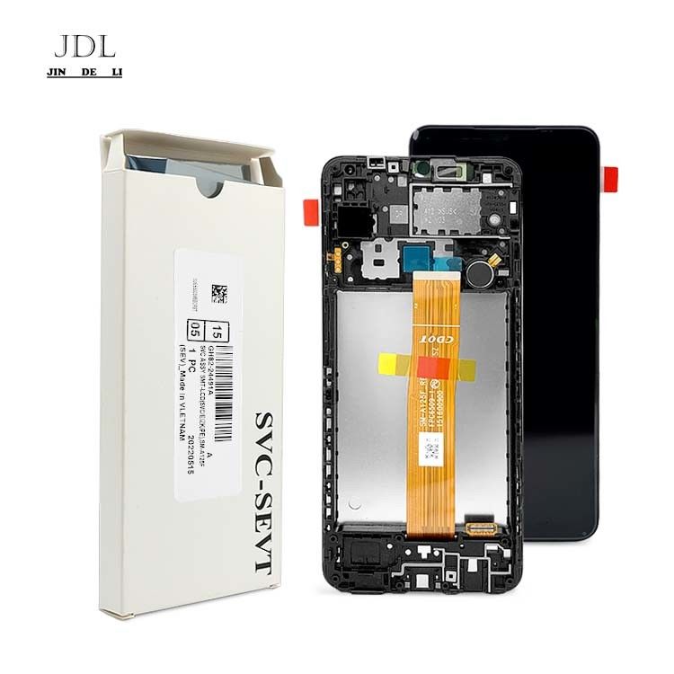 A125 Lcd original Panatlla avec cadre Pour  a125 Service Pack Écran LCDS  A125 Téléphone portable Affichage tactile