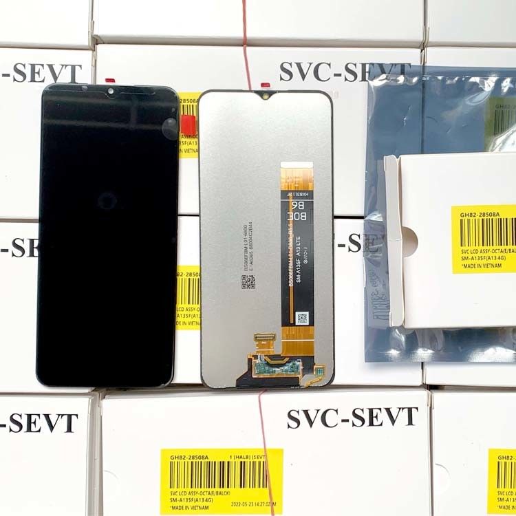 Écran LCD d'origine A13S Pour le  A13 Service Pack Affichage LCDS  A135 A137 Téléphone portable Pantalla tactile