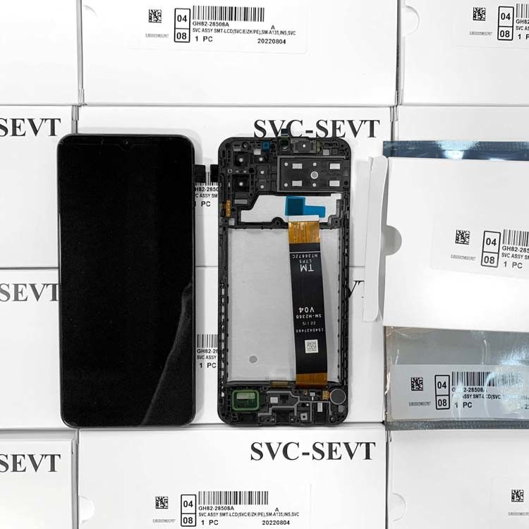 Pantalla d'affichage LCD d'usine A135 Pour  A13S Écran de téléphone mobile d'origine Pantalla  A137 Service Pack LCDS