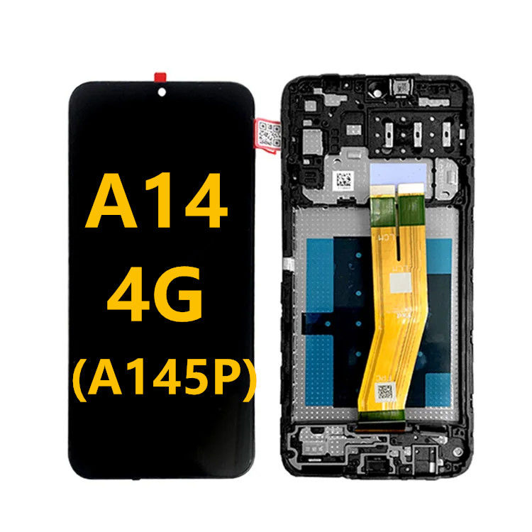 A14 4G LCD avec cadre Pour le téléphone portable  A145P Touch Pantalla  A145R Service Pack Affichage LCD