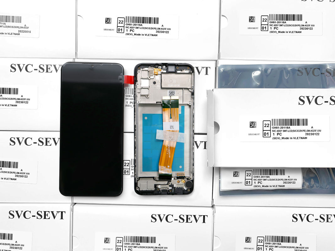 Impression de logo personnalisé a02s écran LCD avec contrôle strict et test