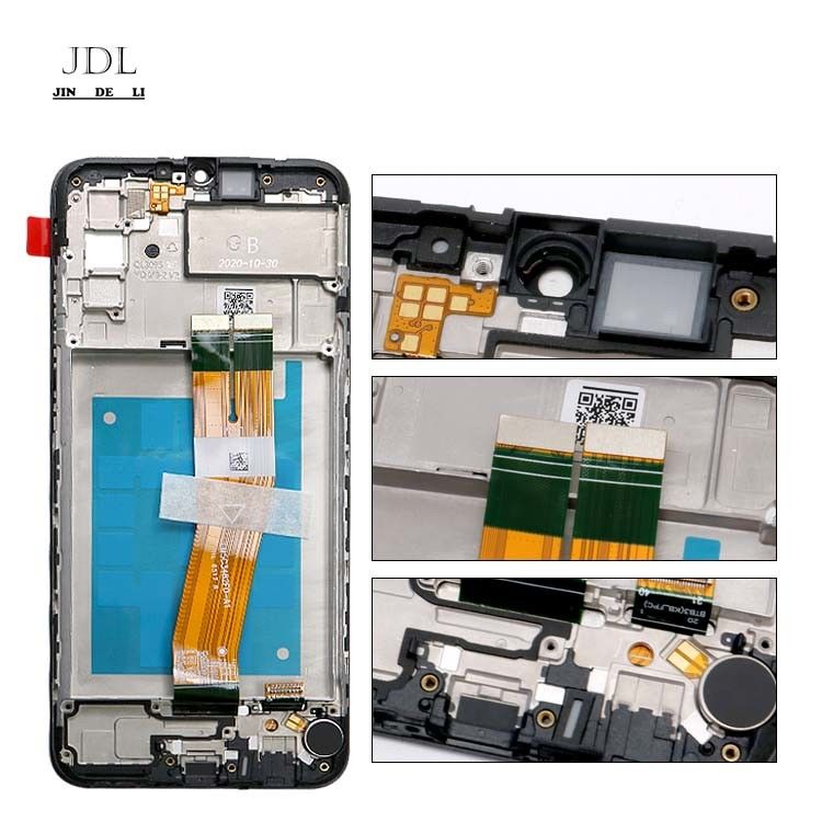 Écran LCD du téléphone A02s Remplacement d'écran LCD pour affichage haute performance Service Pack