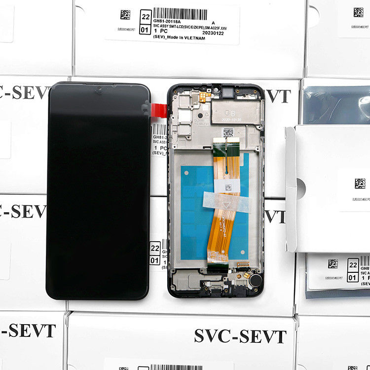 Écran LCD du téléphone A02s Remplacement d'écran LCD pour affichage haute performance Service Pack