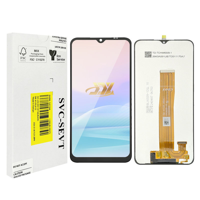 Remplacement d'affichage à cristaux liquides du téléphone portable A12 6,5 affichage à cristaux liquides Service Pack original de  A125 de pouce