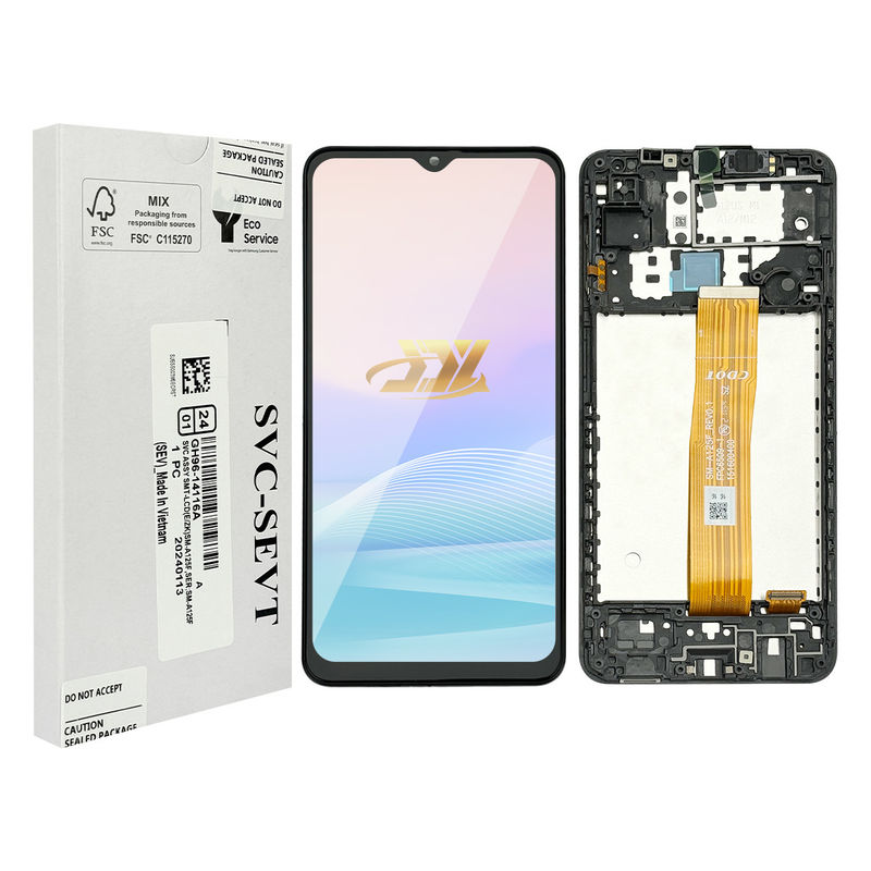 A125 Lcd original Panatlla avec cadre Pour  a125 Service Pack Écran LCDS  A125 Téléphone portable Affichage tactile