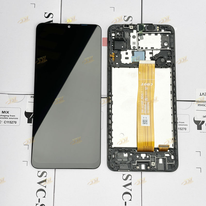 A125 Lcd original Panatlla avec cadre Pour  a125 Service Pack Écran LCDS  A125 Téléphone portable Affichage tactile