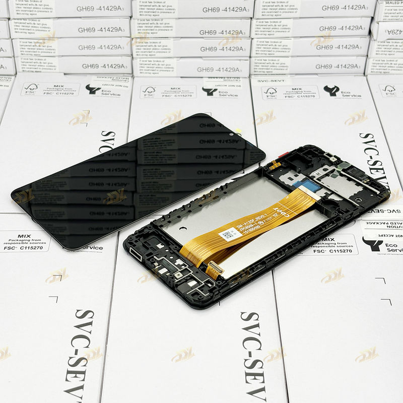 A125 Lcd original Panatlla avec cadre Pour  a125 Service Pack Écran LCDS  A125 Téléphone portable Affichage tactile