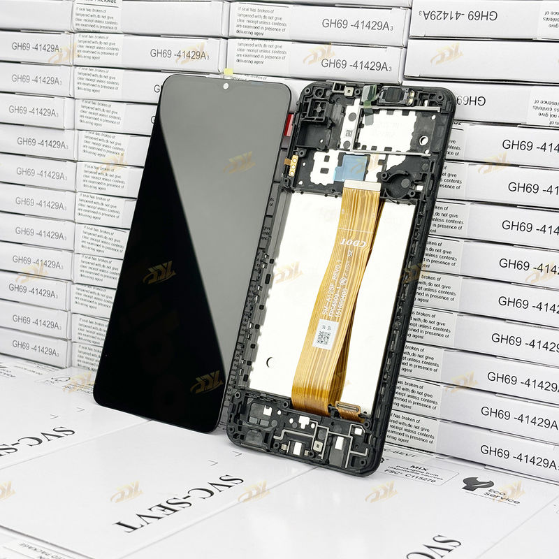 A125 Lcd original Panatlla avec cadre Pour  a125 Service Pack Écran LCDS  A125 Téléphone portable Affichage tactile